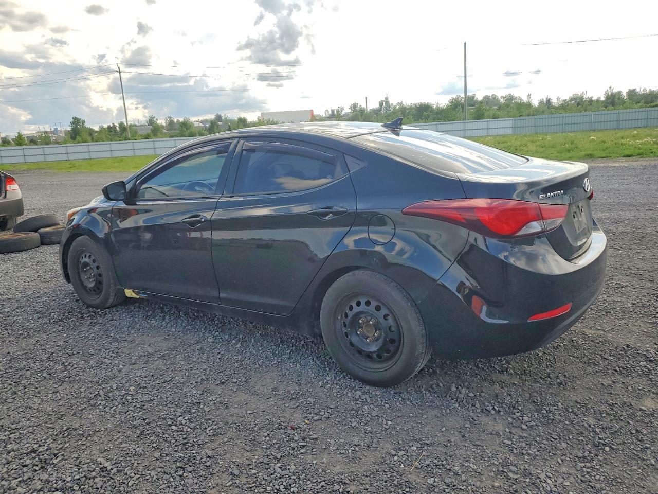 2014 Hyundai Elantra Se Black vin: 5NPDH4AE1EH492785