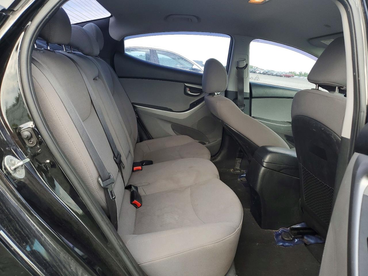 2014 Hyundai Elantra Se Black vin: 5NPDH4AE1EH492785