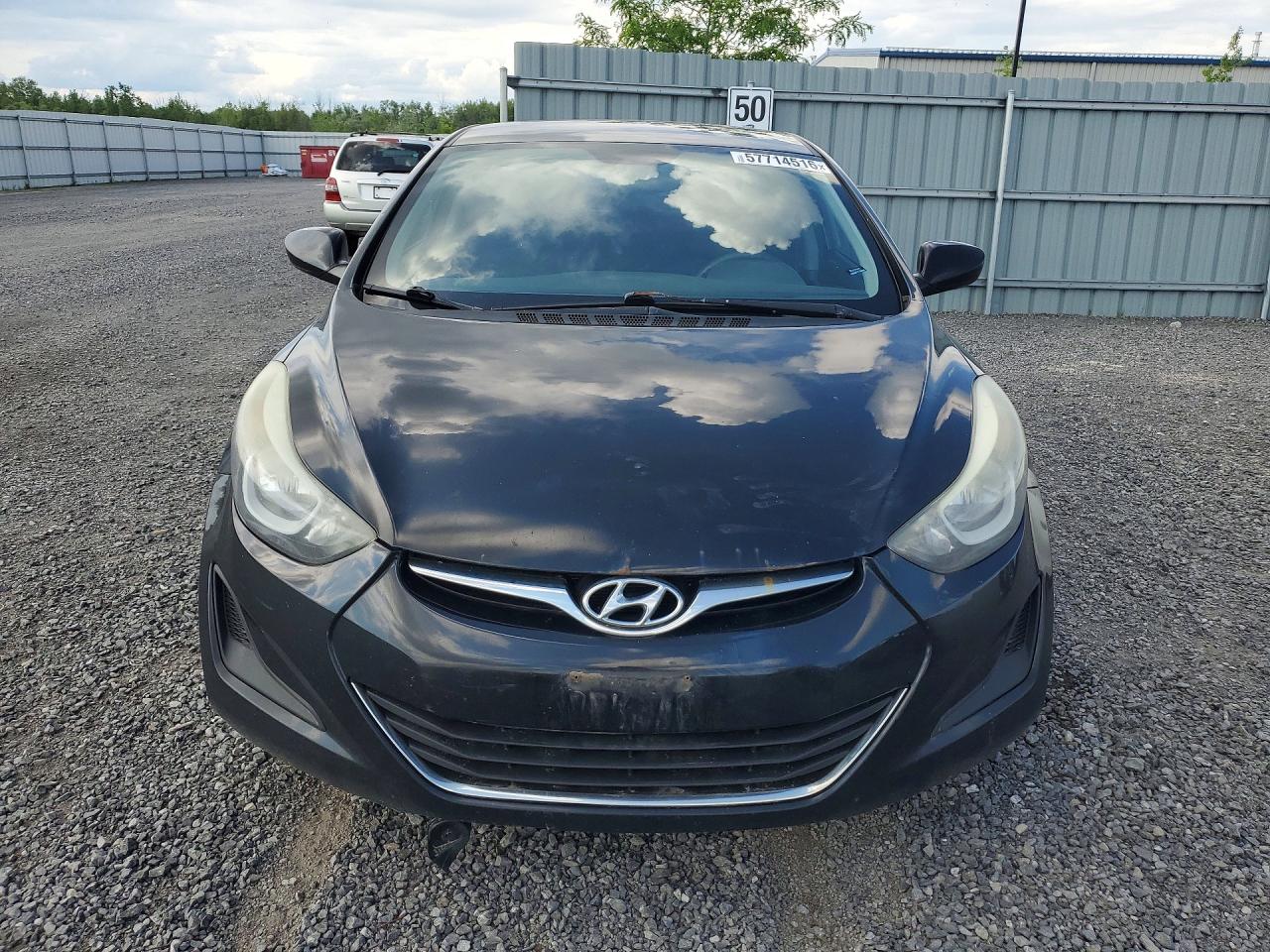 2014 Hyundai Elantra Se Black vin: 5NPDH4AE1EH492785