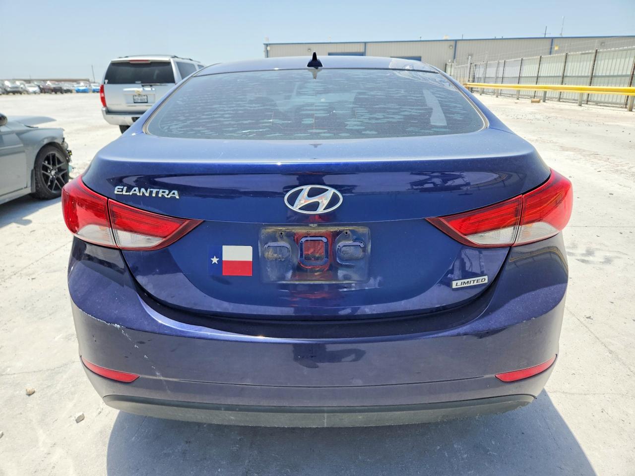 2014 Hyundai Elantra Limited Blue vin: 5NPDH4AE1EH500738