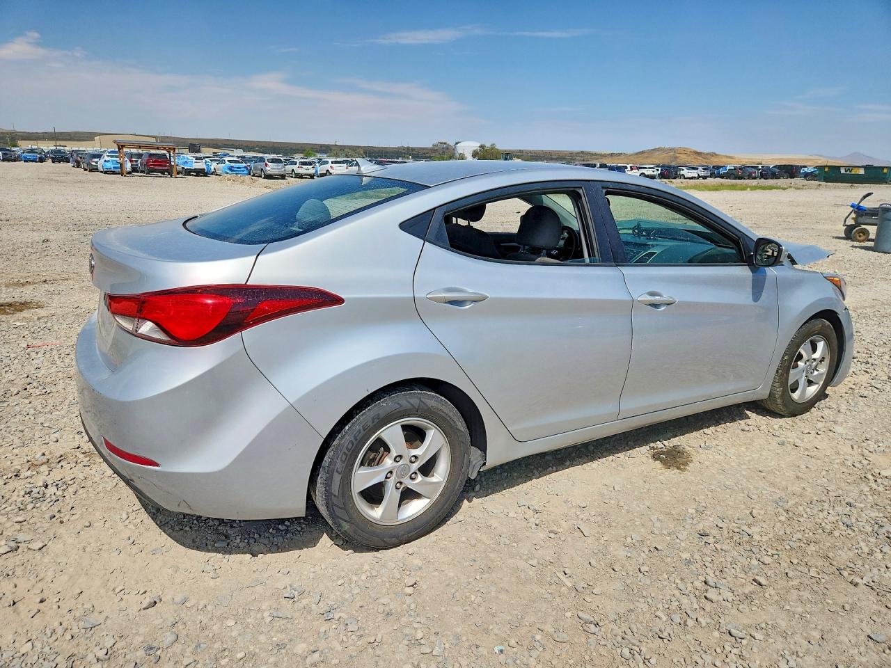 2014 Hyundai Elantra Se Silver vin: 5NPDH4AE1EH501064