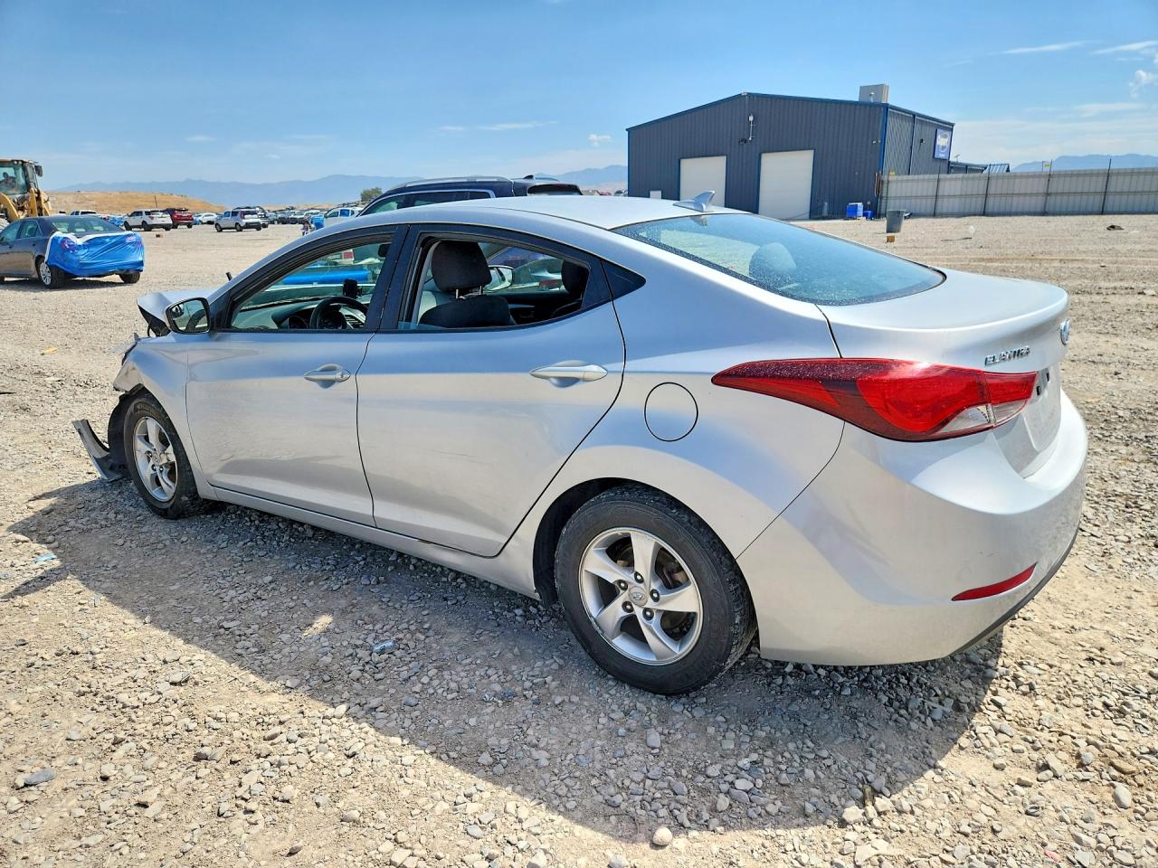 2014 Hyundai Elantra Se Silver vin: 5NPDH4AE1EH501064