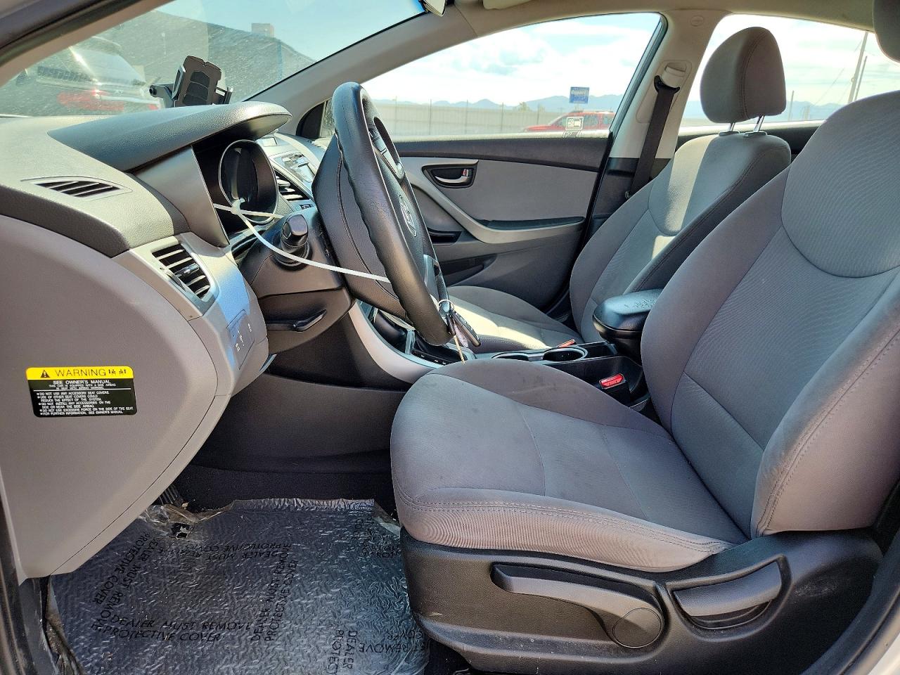 2014 Hyundai Elantra Se Silver vin: 5NPDH4AE1EH501064