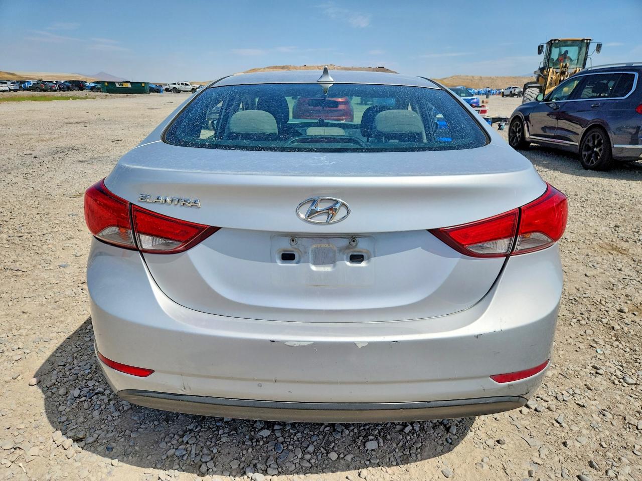 2014 Hyundai Elantra Se Silver vin: 5NPDH4AE1EH501064