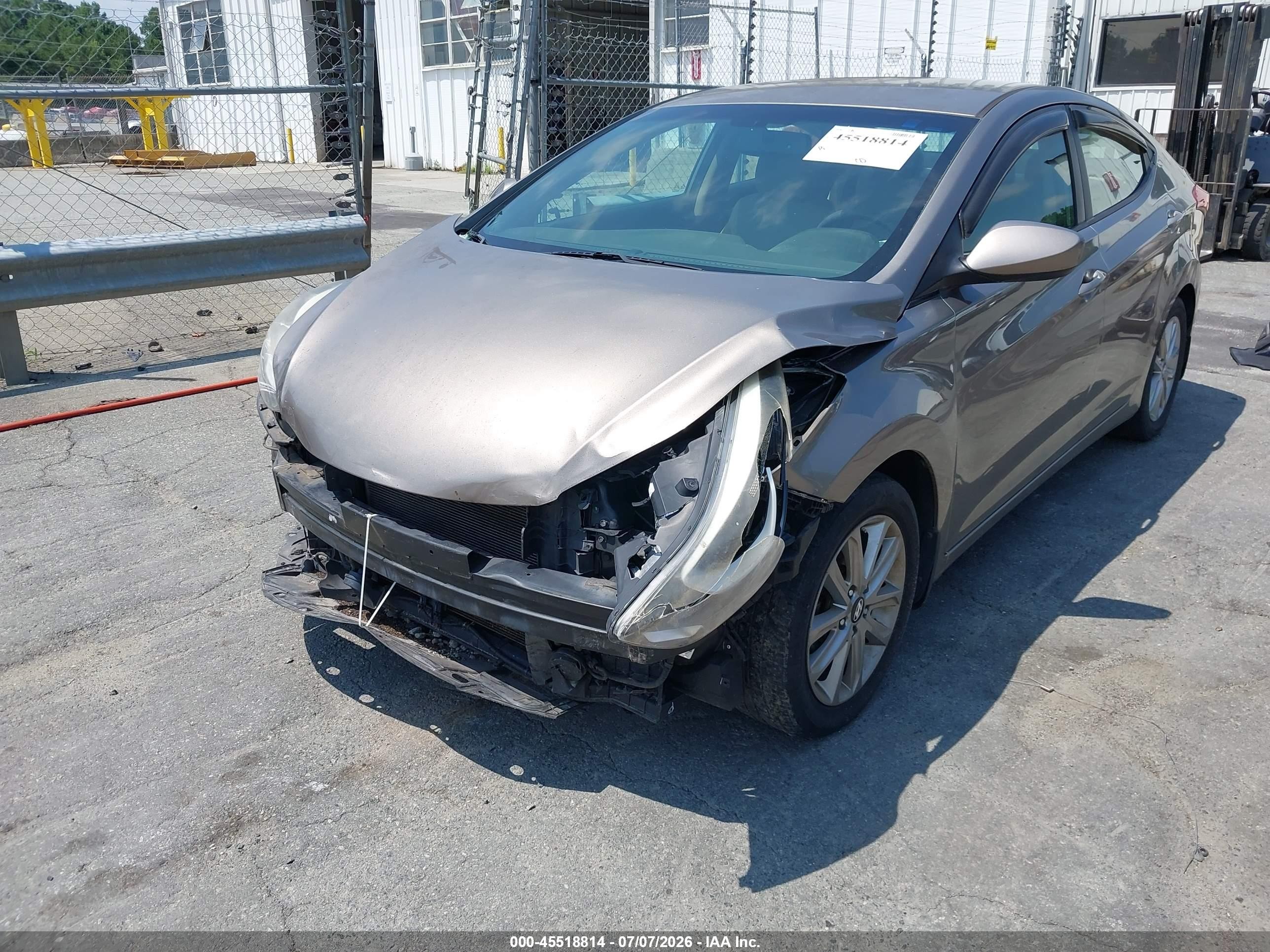 2014 Hyundai Elantra Se Silver vin: 5NPDH4AE1EH501615