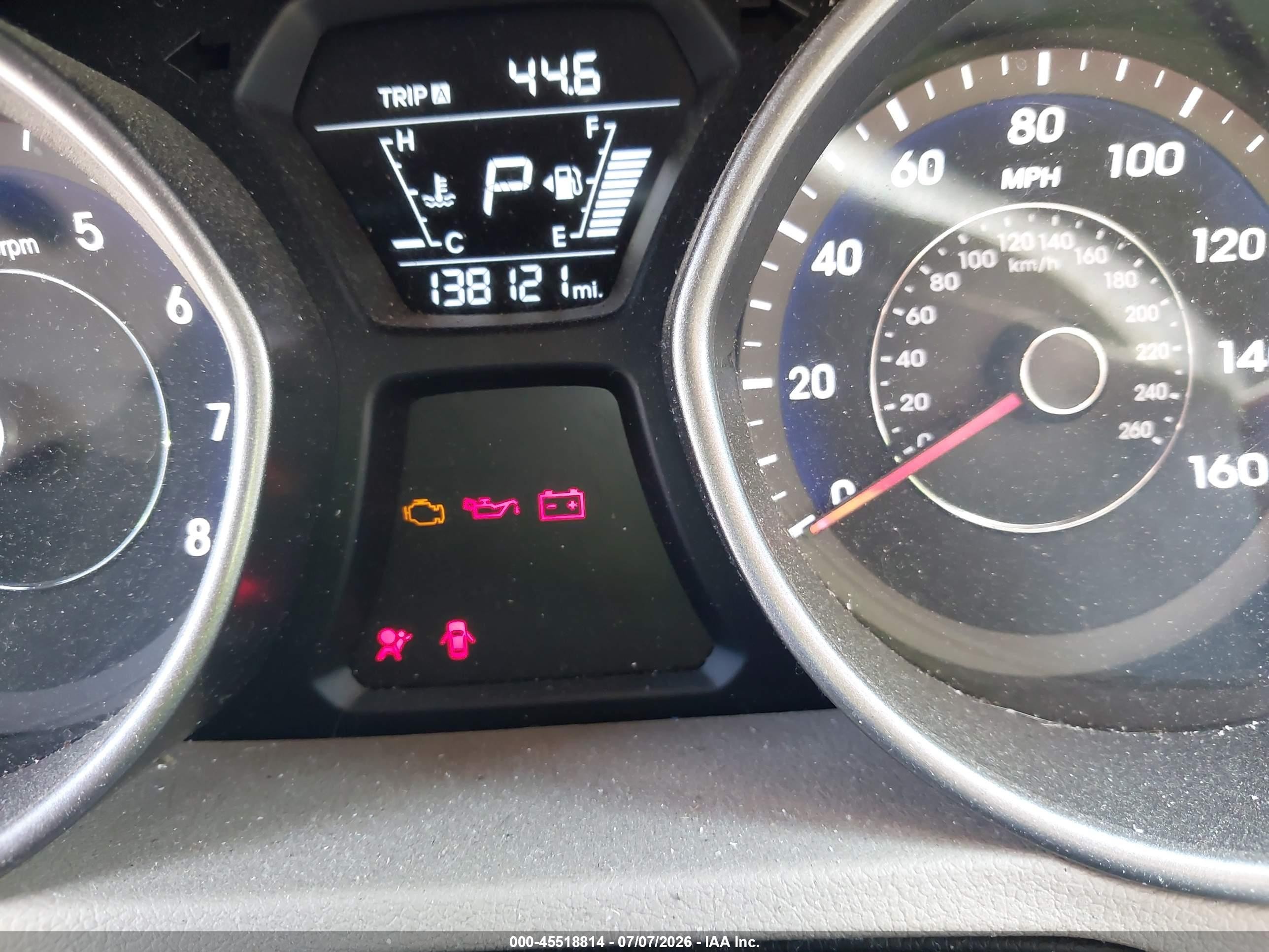 2014 Hyundai Elantra Se Silver vin: 5NPDH4AE1EH501615