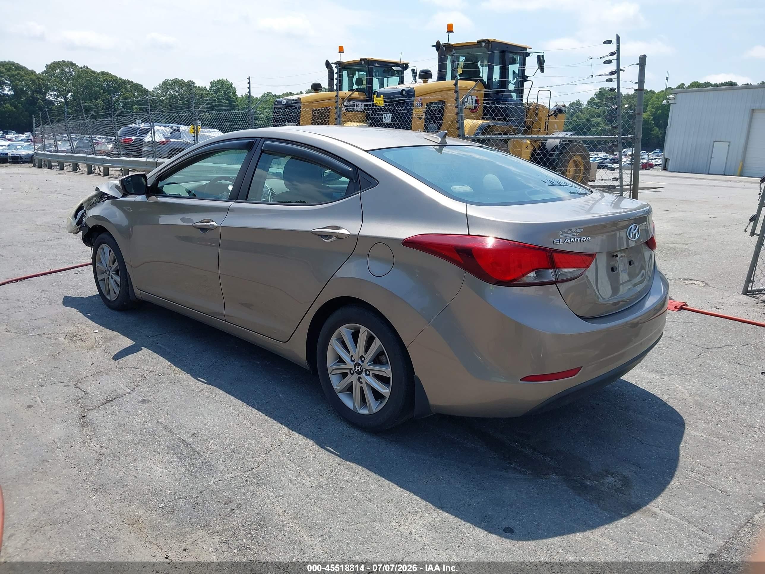 2014 Hyundai Elantra Se Silver vin: 5NPDH4AE1EH501615
