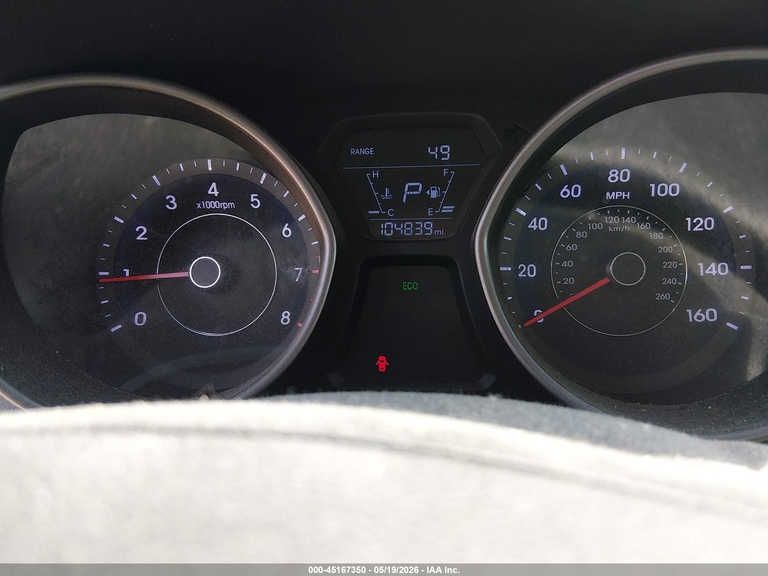 2014 Hyundai Elantra Se Gray vin: 5NPDH4AE1EH503199