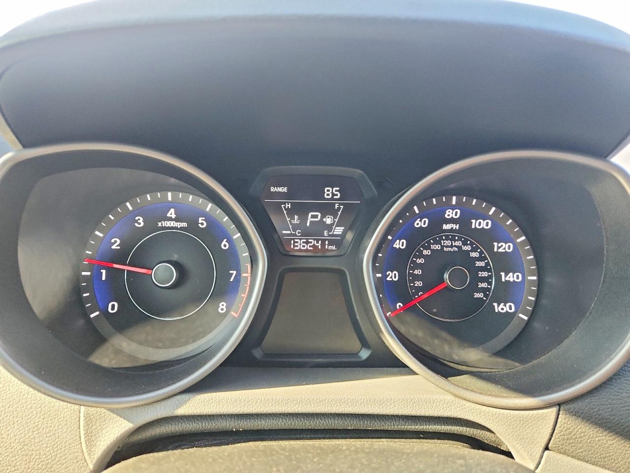 2014 Hyundai Elantra Se Silver vin: 5NPDH4AE1EH505731