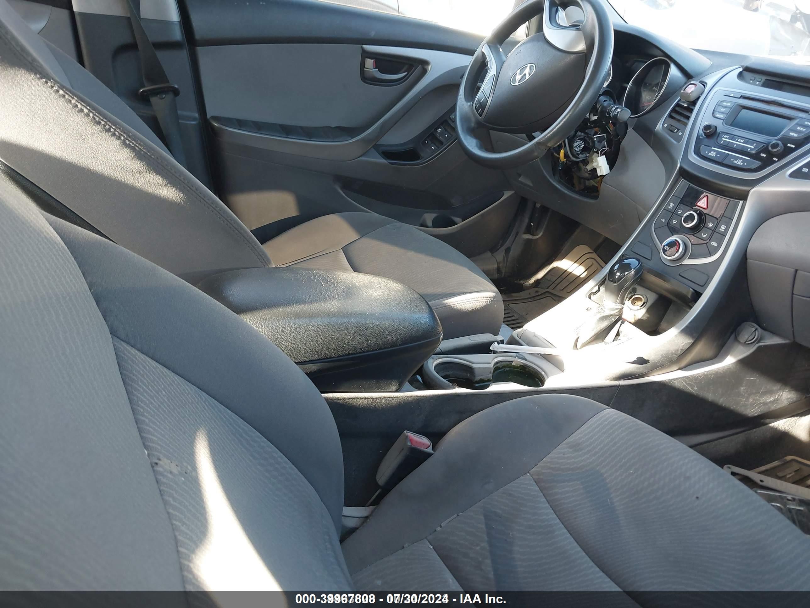 2014 Hyundai Elantra Se Silver vin: 5NPDH4AE1EH505955