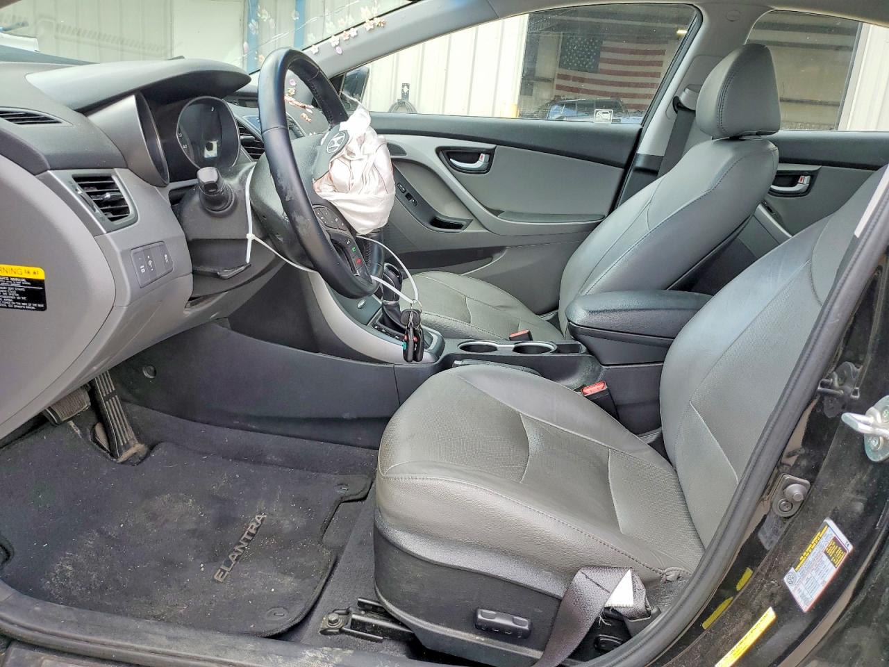 2014 Hyundai Elantra Limited Black vin: 5NPDH4AE1EH508791