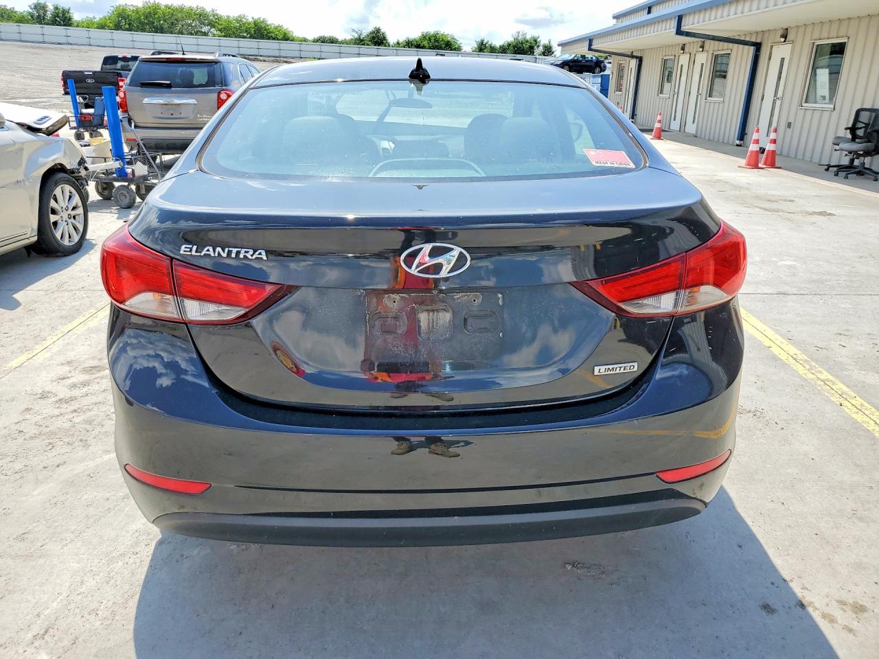 2014 Hyundai Elantra Limited Black vin: 5NPDH4AE1EH508791