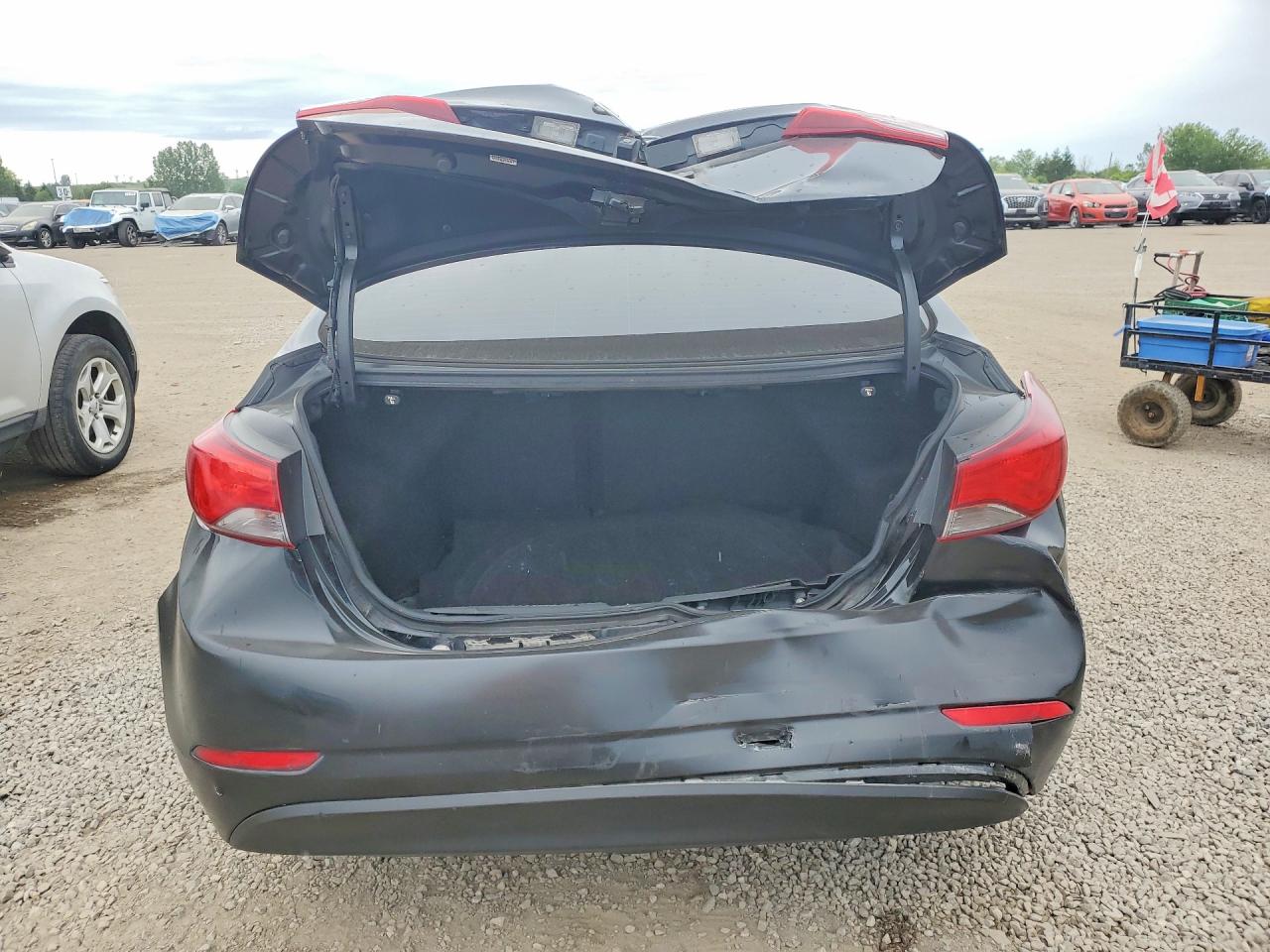 2014 Hyundai Elantra Se Black vin: 5NPDH4AE1EH511710