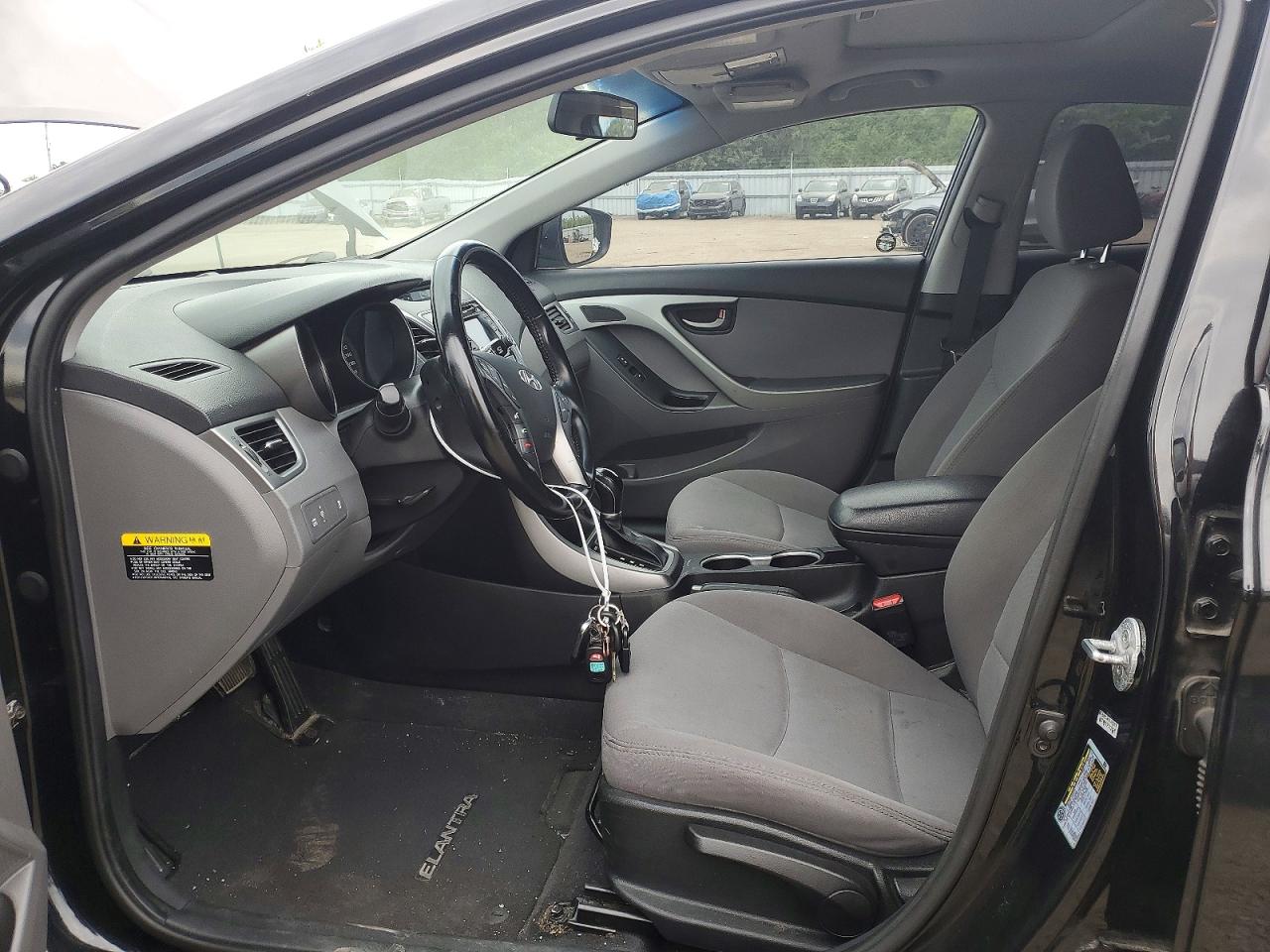 2014 Hyundai Elantra Se Black vin: 5NPDH4AE1EH511710