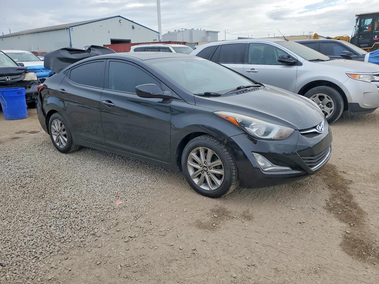 2014 Hyundai Elantra Se Black vin: 5NPDH4AE1EH511710
