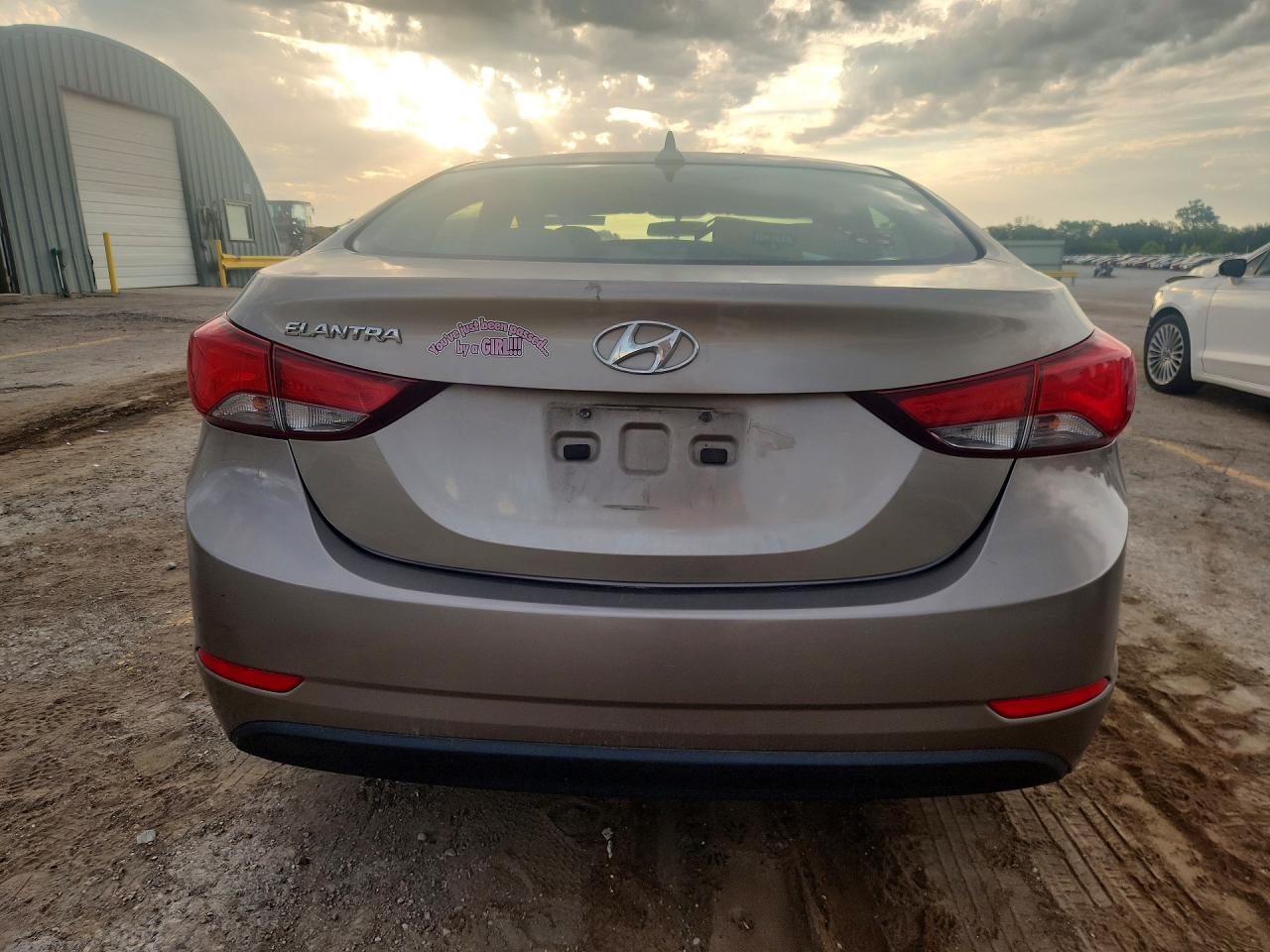 2014 Hyundai Elantra Se Желто-коричневый vin: 5NPDH4AE1EH513988