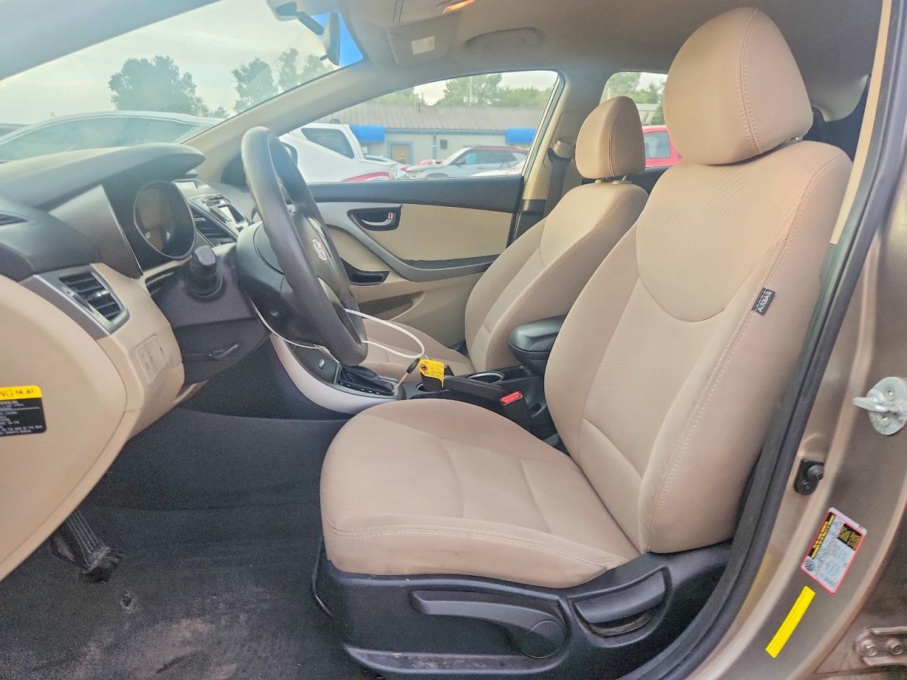 2014 Hyundai Elantra Se Желто-коричневый vin: 5NPDH4AE1EH513988