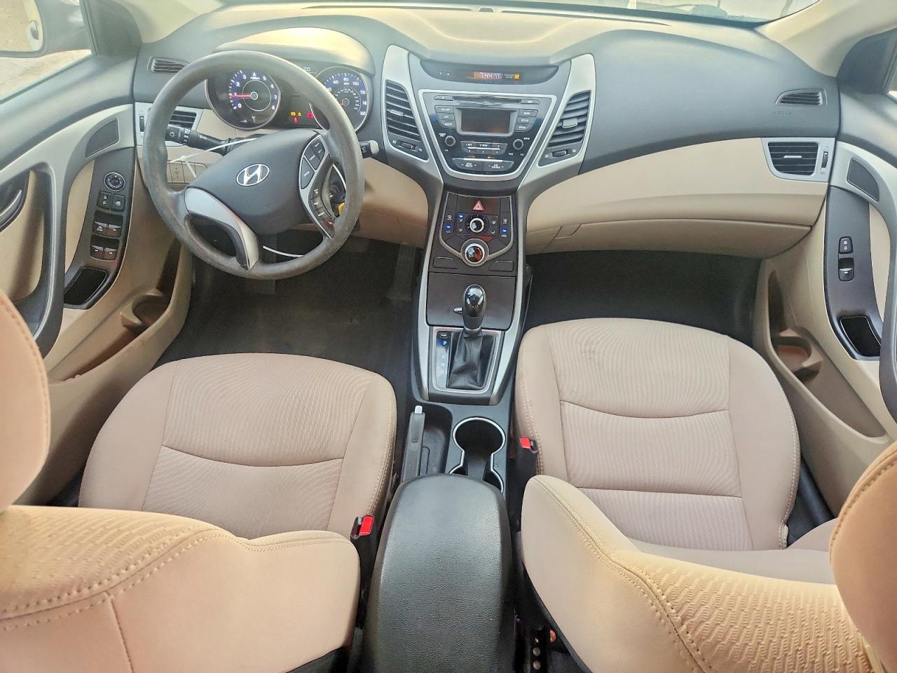 2014 Hyundai Elantra Se Желто-коричневый vin: 5NPDH4AE1EH513988