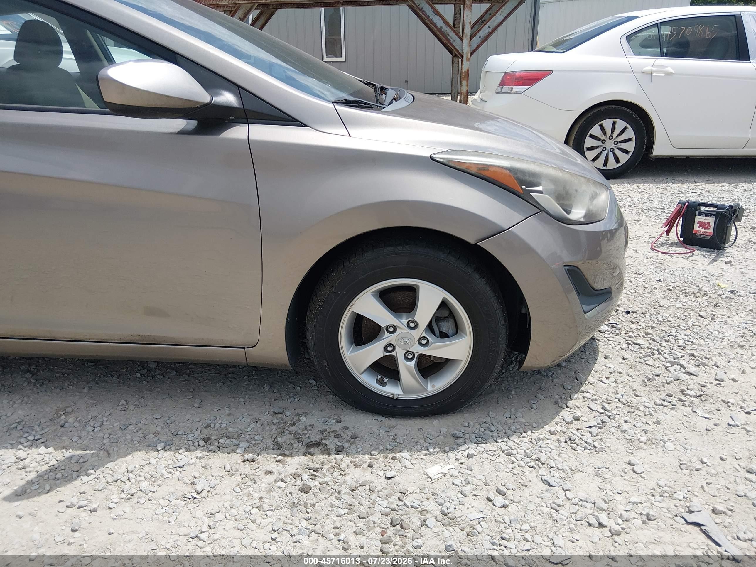 2014 Hyundai Elantra Se Бежевый vin: 5NPDH4AE1EH517328
