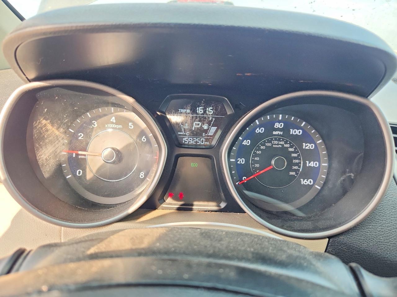 2014 Hyundai Elantra Se Gray vin: 5NPDH4AE1EH520066