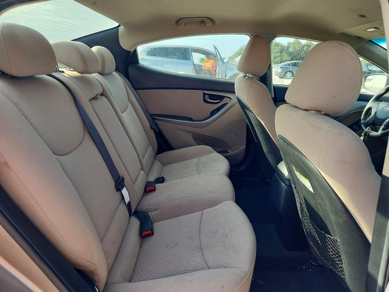 2014 Hyundai Elantra Se Gray vin: 5NPDH4AE1EH520066