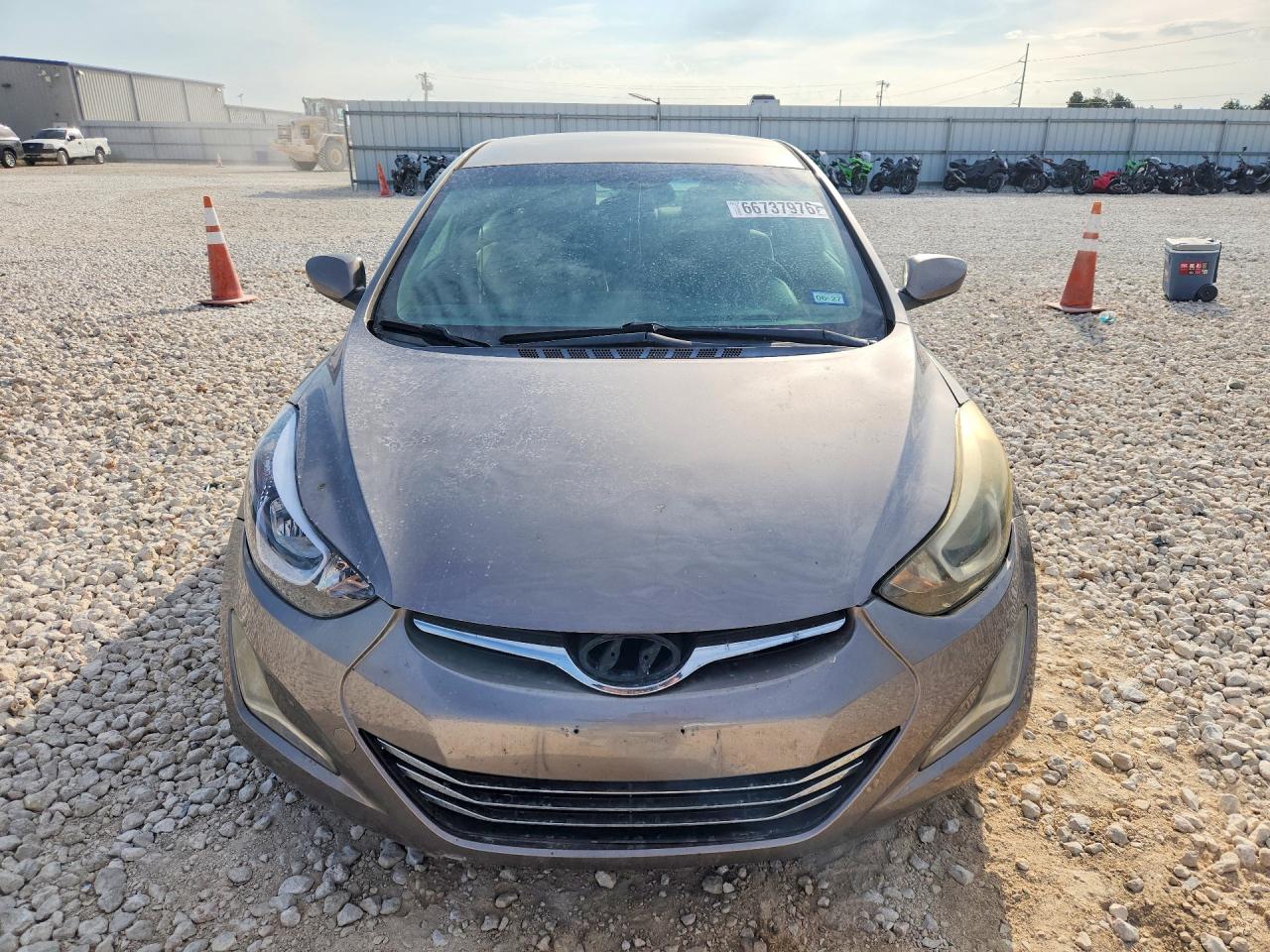 2014 Hyundai Elantra Se Gray vin: 5NPDH4AE1EH520066