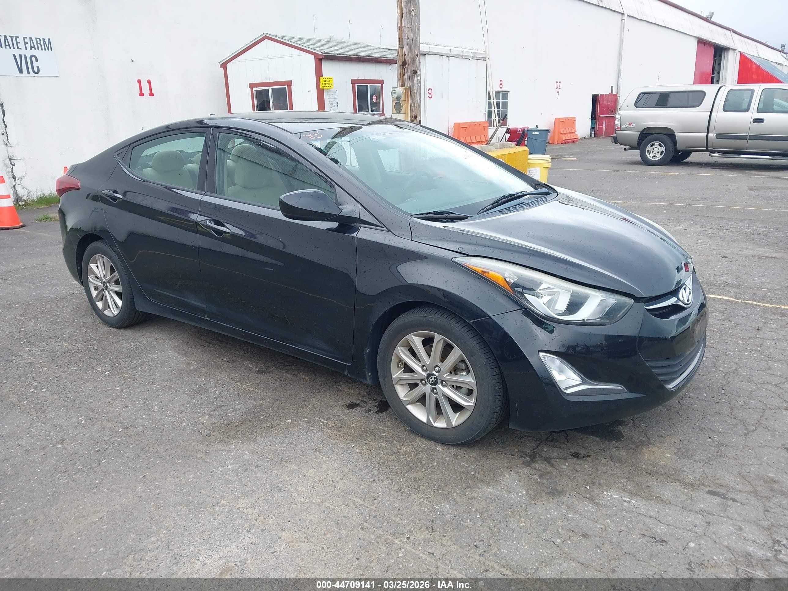 2014 Hyundai Elantra Se Черный vin: 5NPDH4AE1EH532167