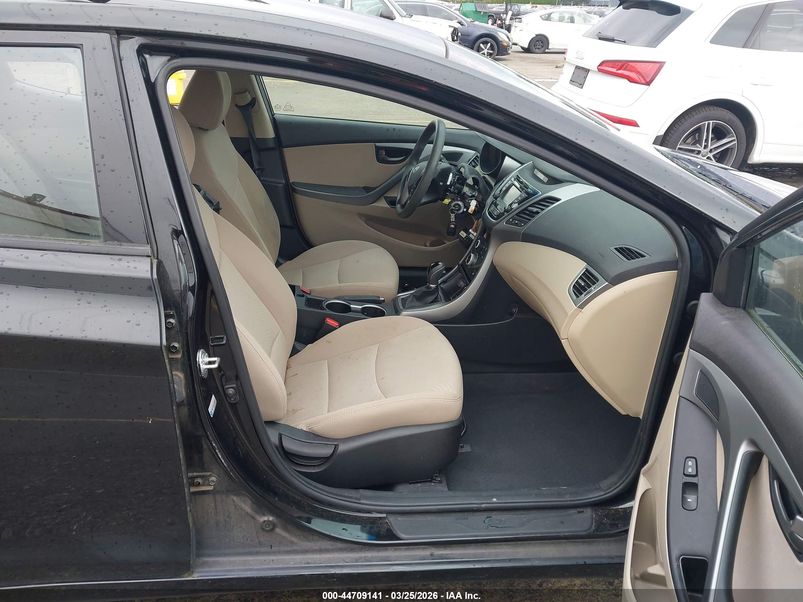 2014 Hyundai Elantra Se Черный vin: 5NPDH4AE1EH532167