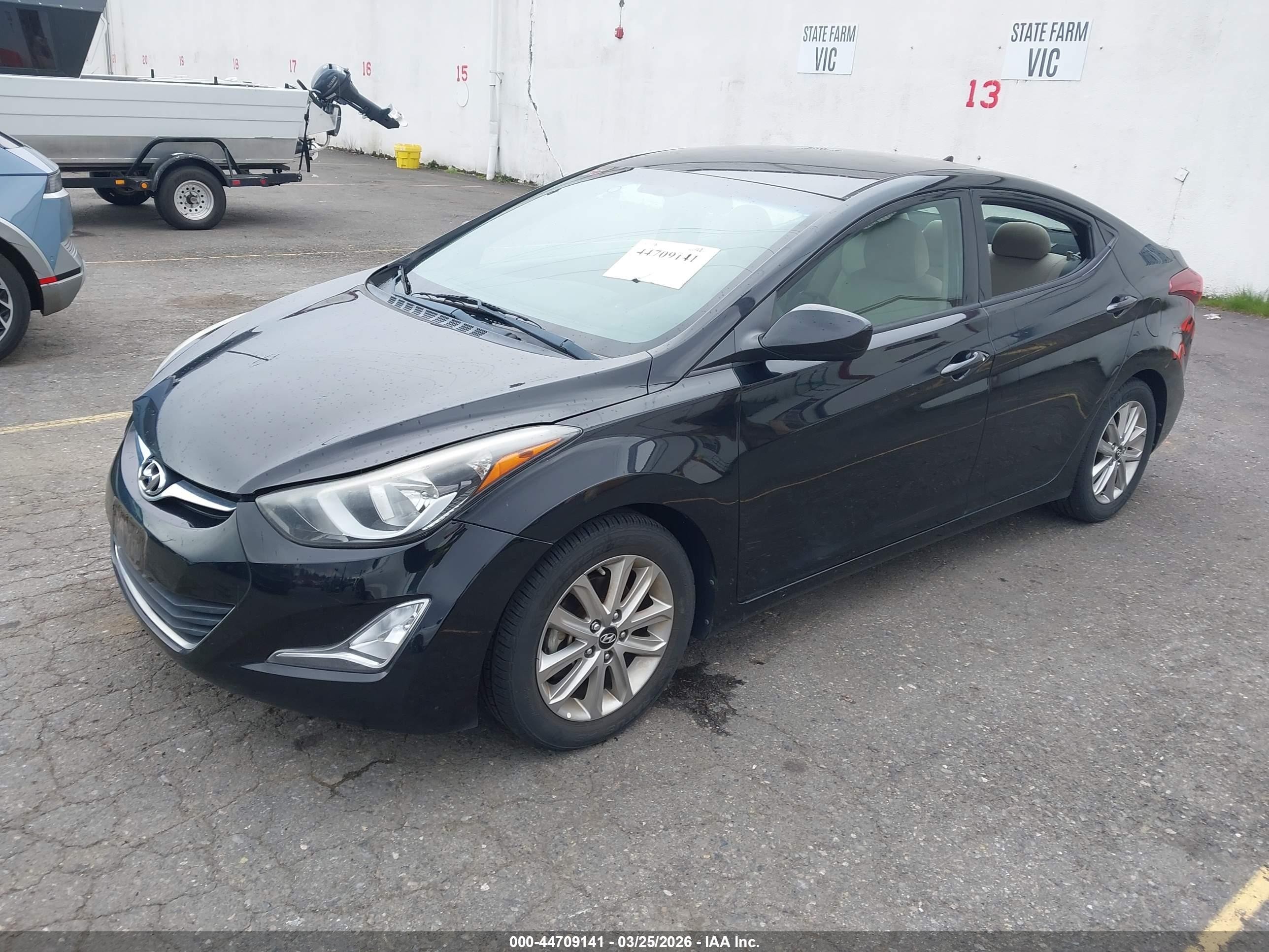 2014 Hyundai Elantra Se Черный vin: 5NPDH4AE1EH532167