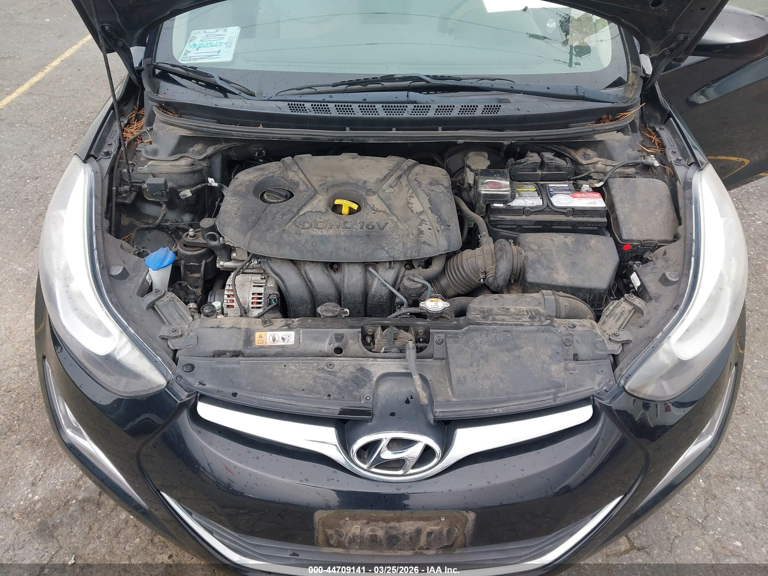 2014 Hyundai Elantra Se Черный vin: 5NPDH4AE1EH532167