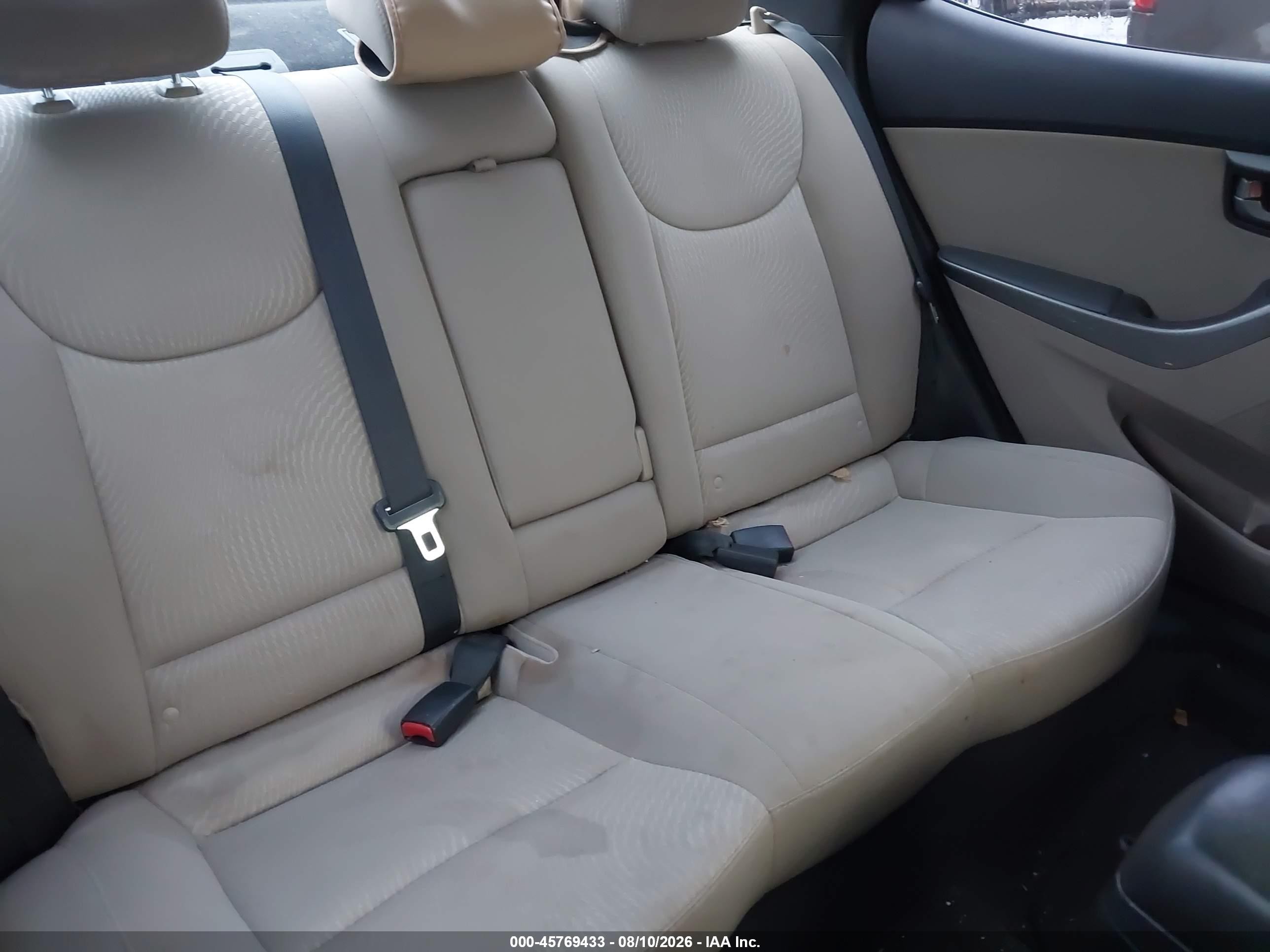2014 Hyundai Elantra Se Burgundy vin: 5NPDH4AE1EH537160