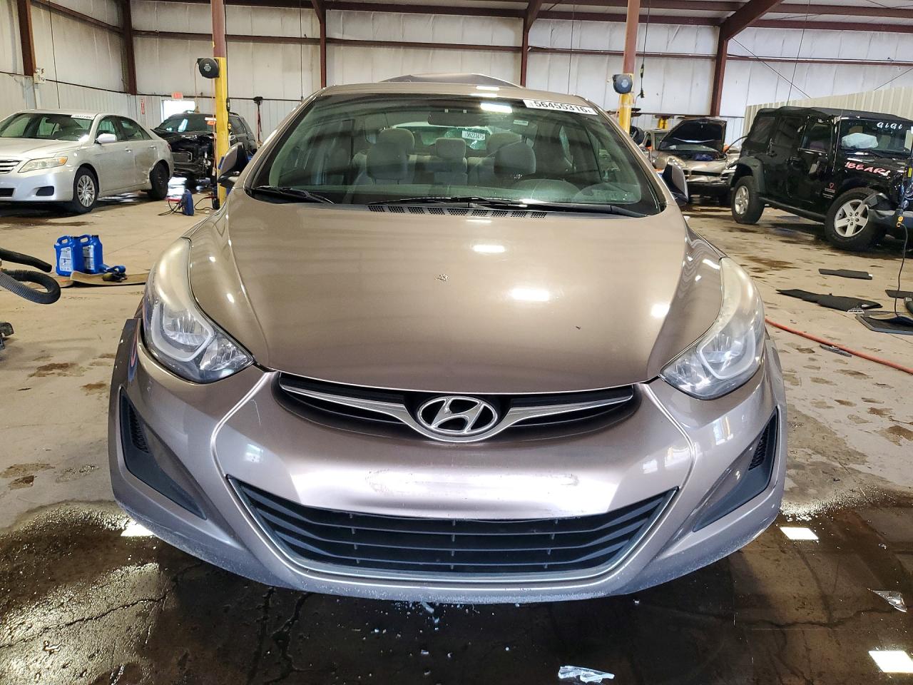 2014 Hyundai Elantra Se Коричневый vin: 5NPDH4AE1EH537532