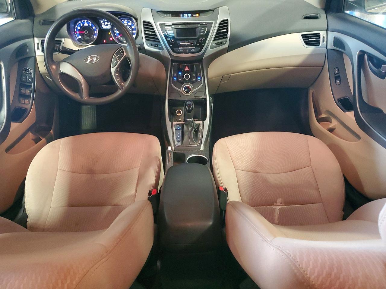 2014 Hyundai Elantra Se Коричневый vin: 5NPDH4AE1EH537532