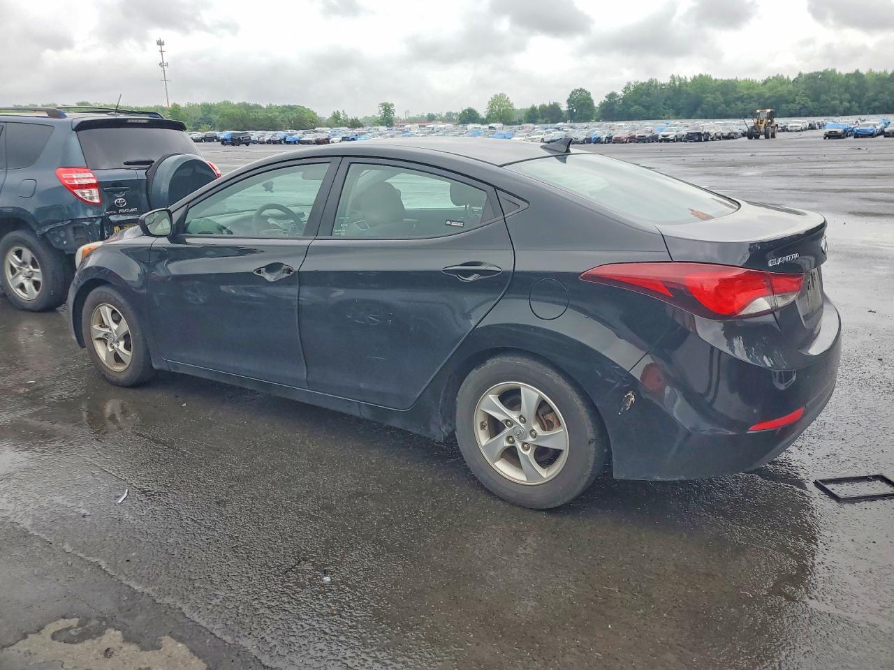 2014 Hyundai Elantra Se Black vin: 5NPDH4AE1EH537630