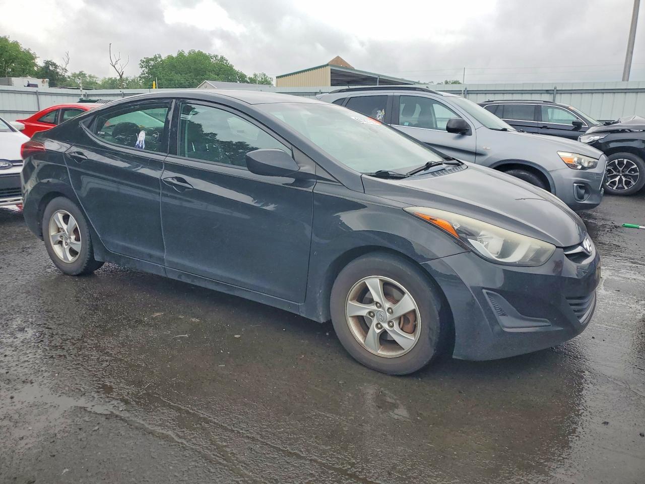 2014 Hyundai Elantra Se Black vin: 5NPDH4AE1EH537630