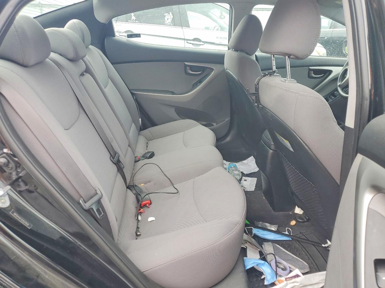 2014 Hyundai Elantra Se Black vin: 5NPDH4AE1EH537630