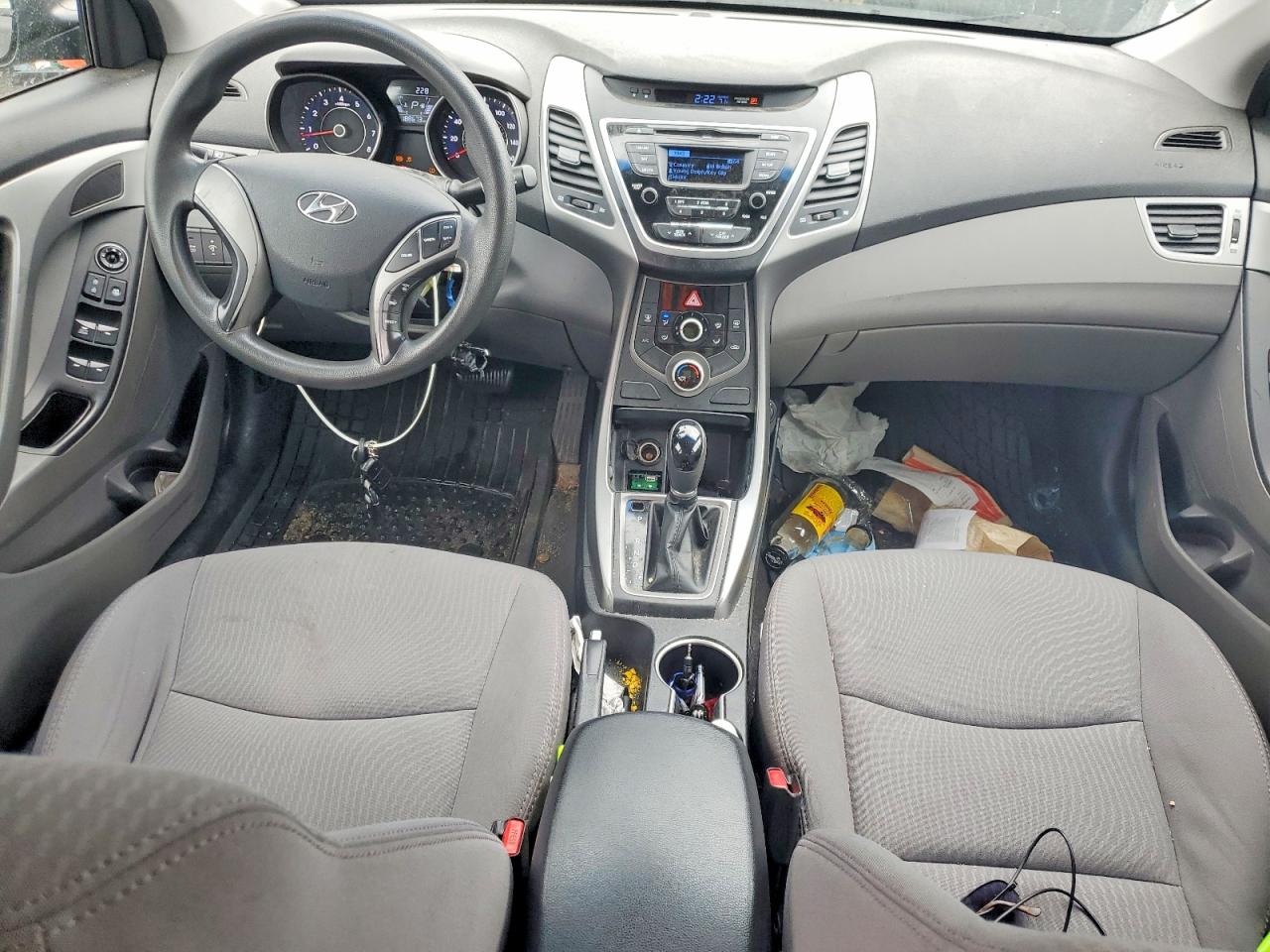 2014 Hyundai Elantra Se Black vin: 5NPDH4AE1EH537630
