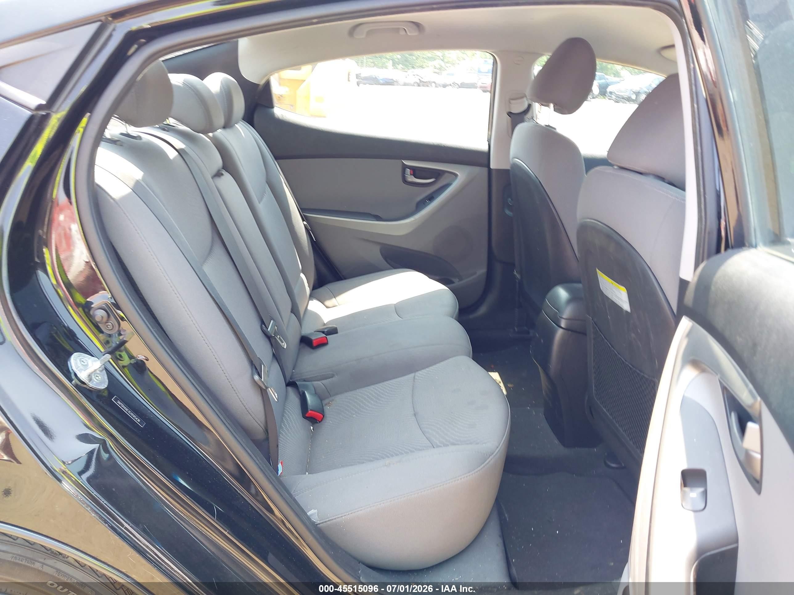 2014 Hyundai Elantra Se Black vin: 5NPDH4AE1EH545436