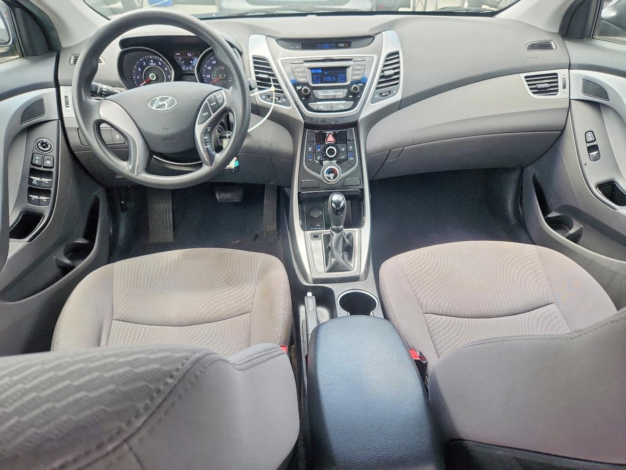 2014 Hyundai Elantra Se Black vin: 5NPDH4AE1EH546067