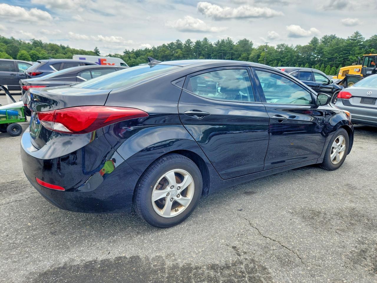 2014 Hyundai Elantra Se Black vin: 5NPDH4AE1EH546067