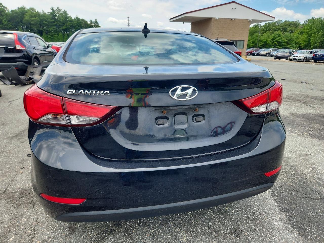 2014 Hyundai Elantra Se Black vin: 5NPDH4AE1EH546067