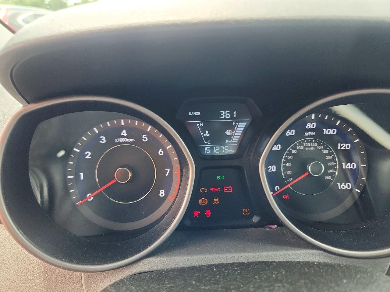 2014 Hyundai Elantra Se Black vin: 5NPDH4AE1EH546067