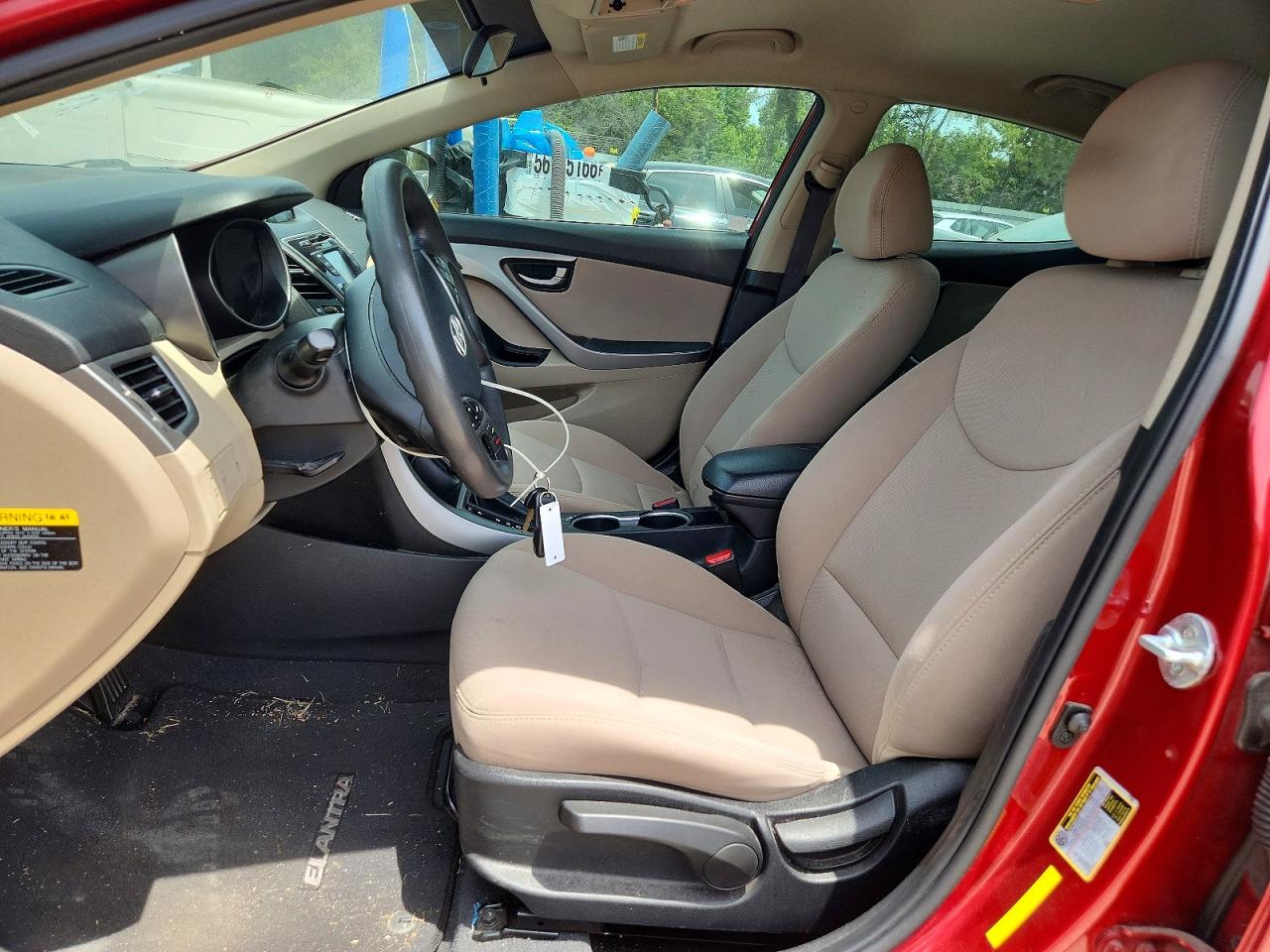 2014 Hyundai Elantra Se Burgundy vin: 5NPDH4AE1EH546148