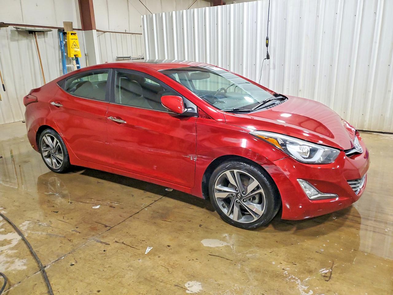 2015 Hyundai Elantra Limited Red vin: 5NPDH4AE1FH551576