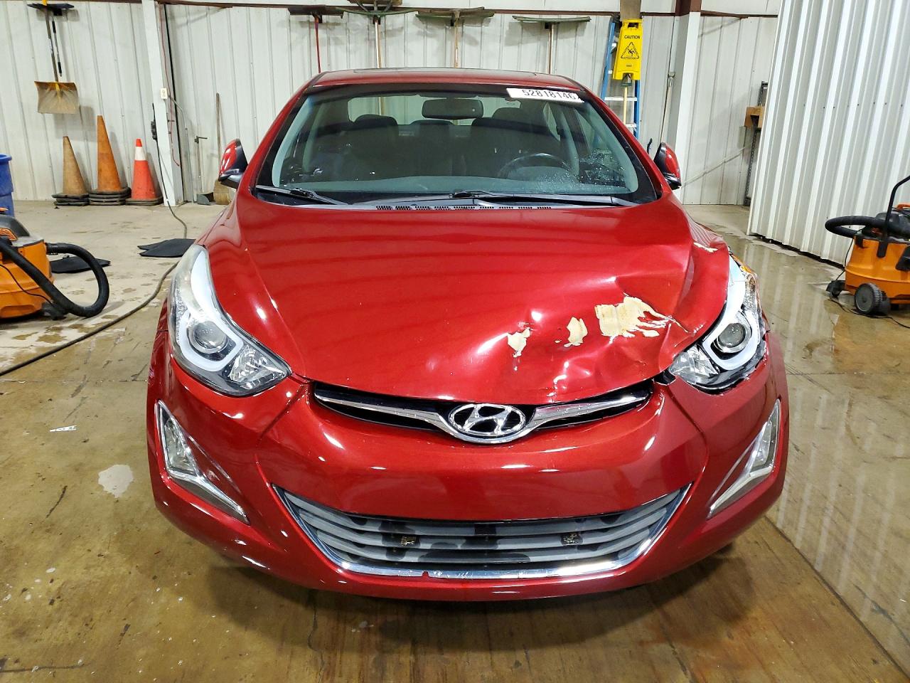 2015 Hyundai Elantra Limited Red vin: 5NPDH4AE1FH551576