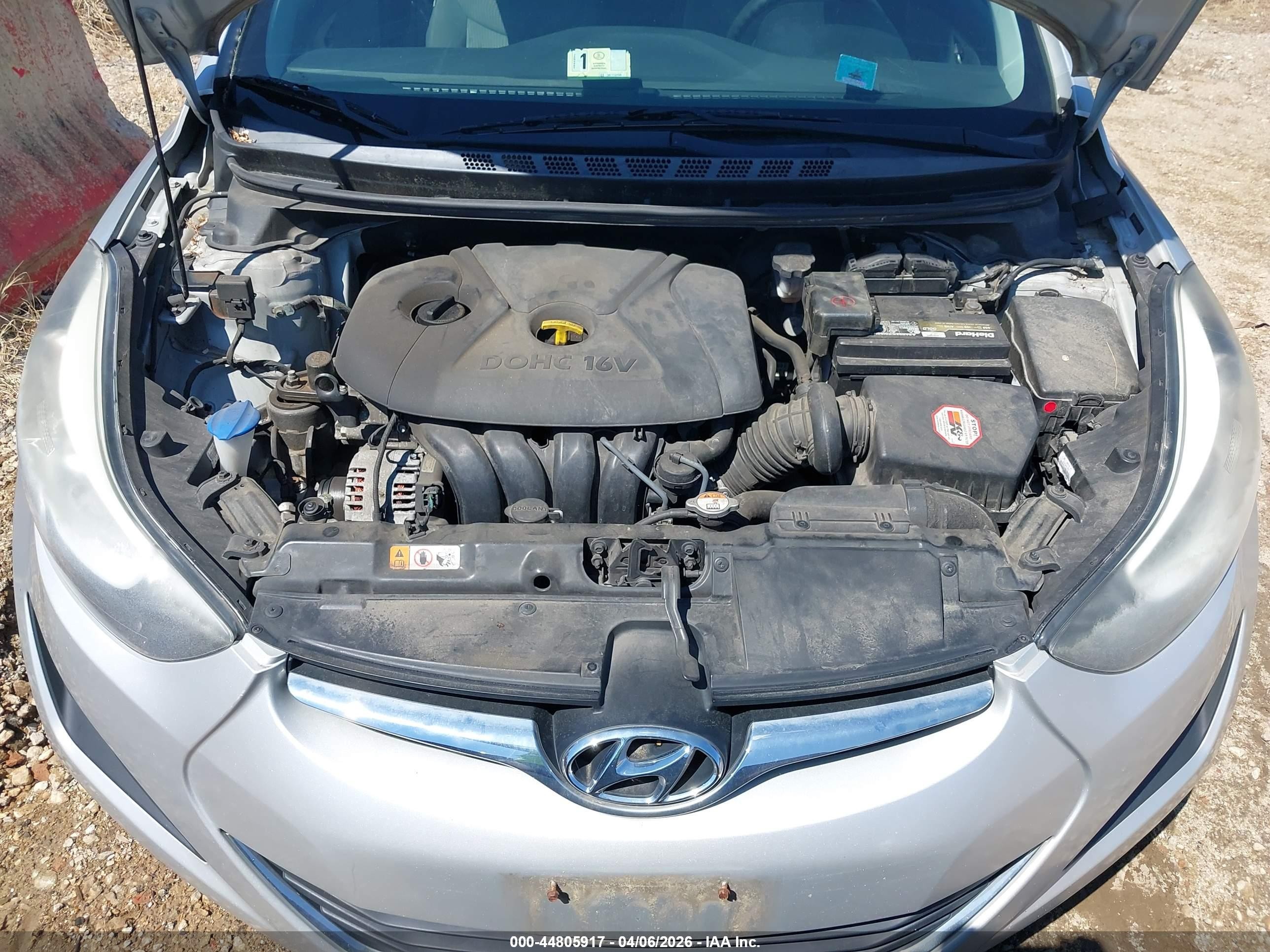 2015 Hyundai Elantra Se Silver vin: 5NPDH4AE1FH559113