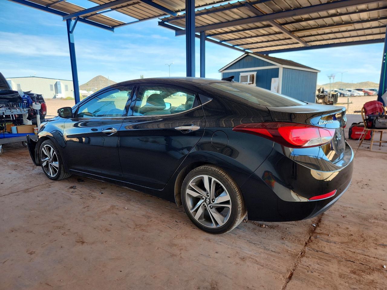 2015 Hyundai Elantra Se Black vin: 5NPDH4AE1FH572332