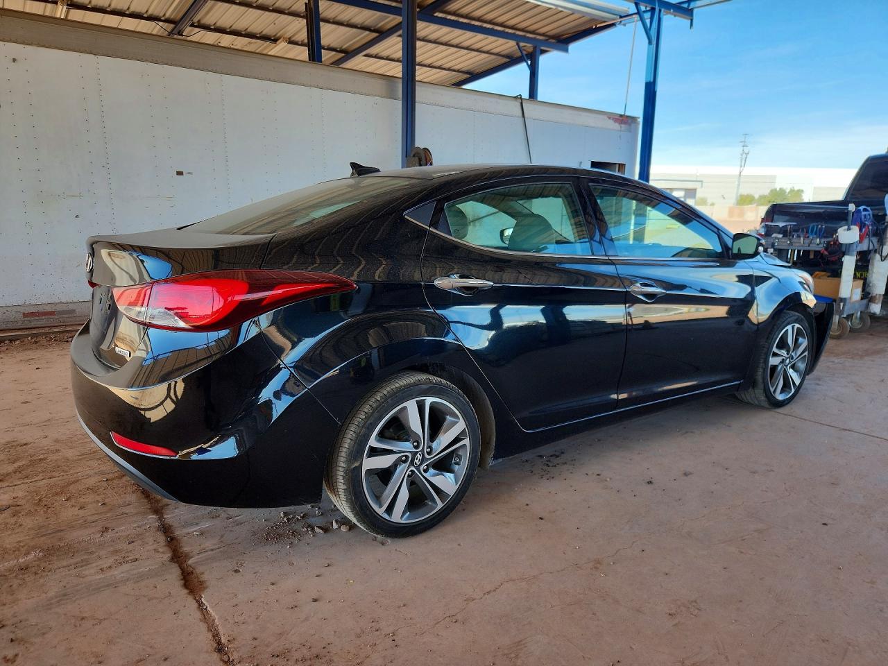 2015 Hyundai Elantra Se Black vin: 5NPDH4AE1FH572332