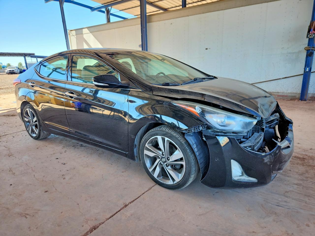 2015 Hyundai Elantra Se Black vin: 5NPDH4AE1FH572332