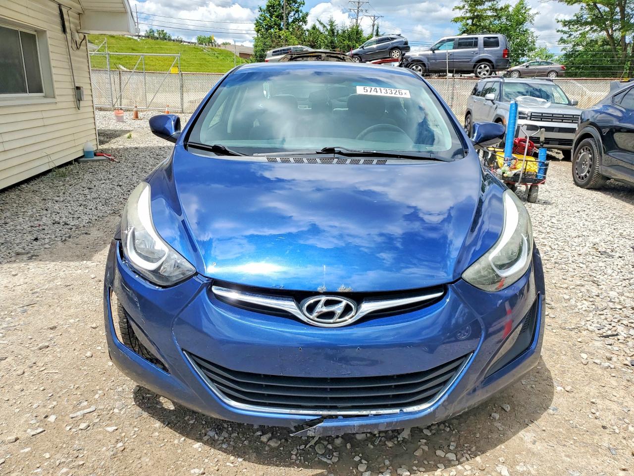 2015 Hyundai Elantra Se Синий vin: 5NPDH4AE1FH575246